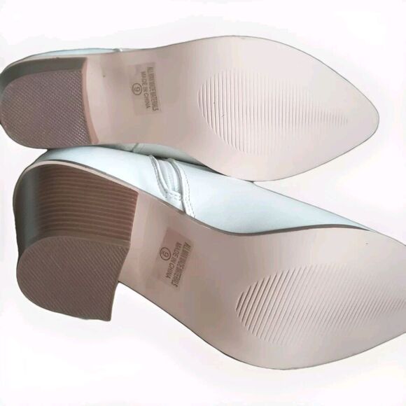 Chase & Chlo Western Boots Women's Size 9 White Rhinestone Tassel Justine New - Picture 8 of 10